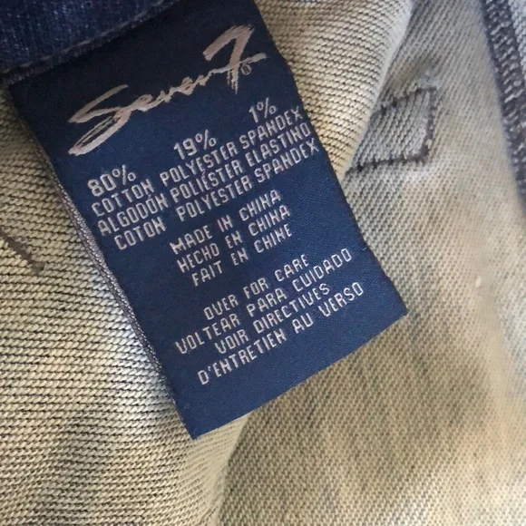 Women's Blue Denim Shorts - Picture 3 of 5